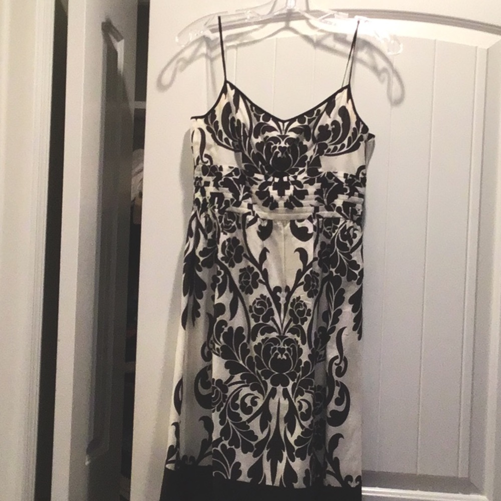 Ann Taylor sun dress, petite 4, silk and lined good condition